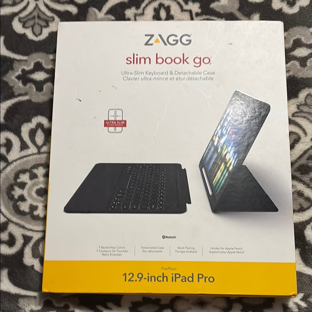 ZAGG Ultra-Slim Keyboard for 12.9-inch iPad Pro - Black